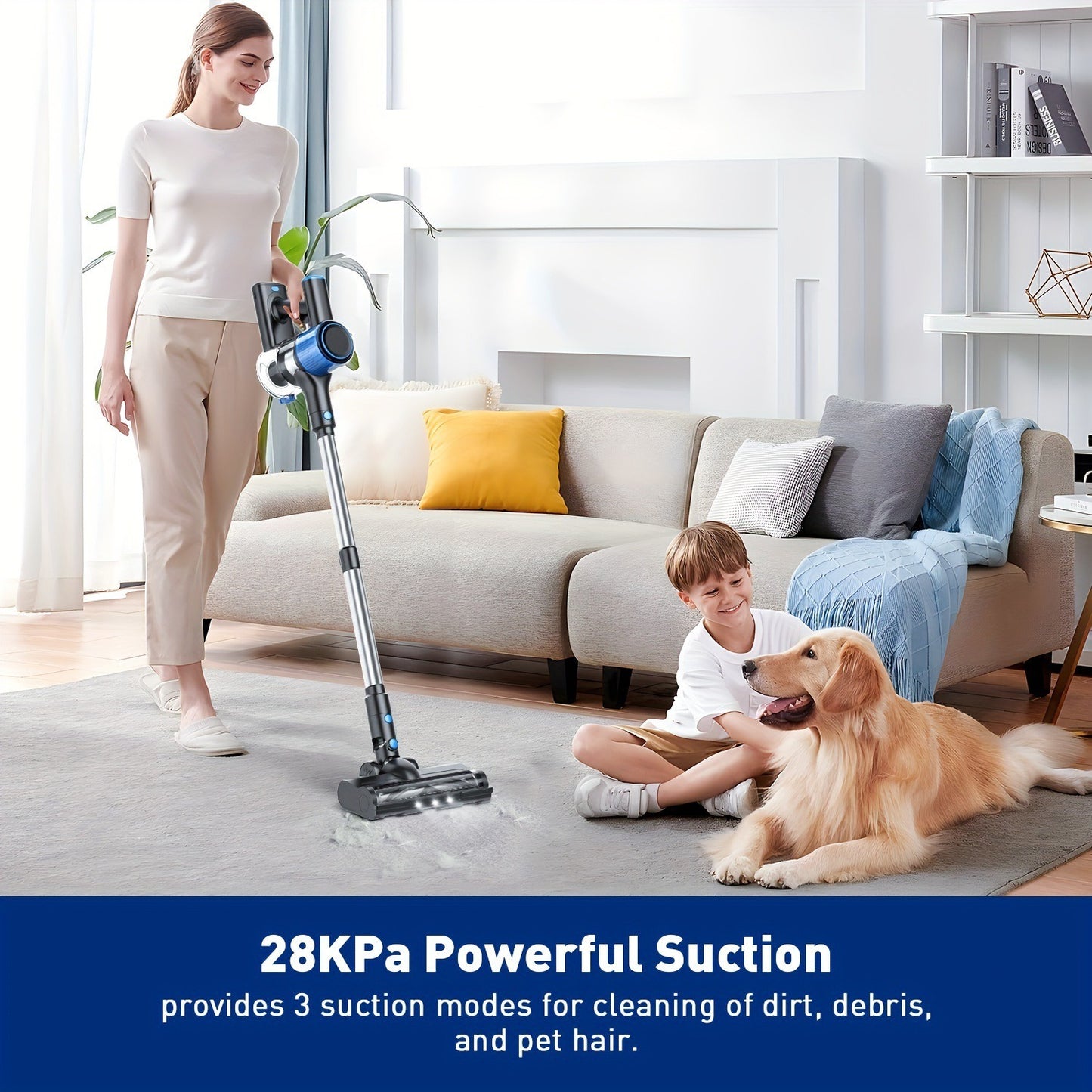 Corded Stick Vacuum Cleaner 28Kpa