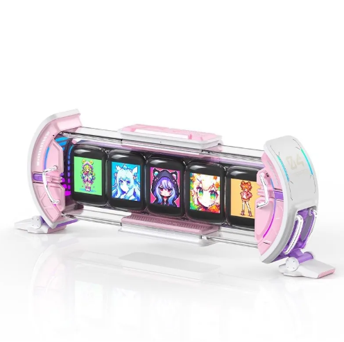 Retro Nixie Tube Style LED Desk Clock