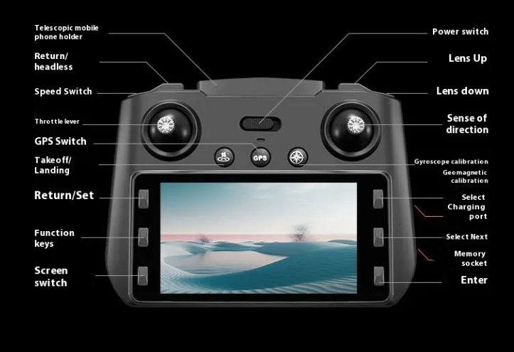 HD Camera Drone with GPS & Obstacle Avoidance
